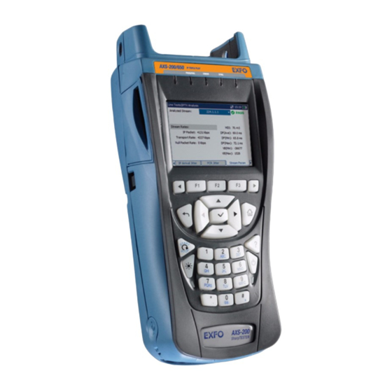 EXFO AXS-200 User Manual