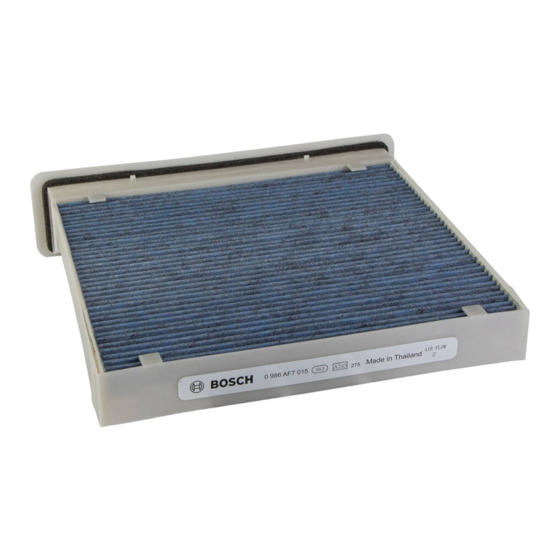 Bosch AP-F06 Installation Manuallines