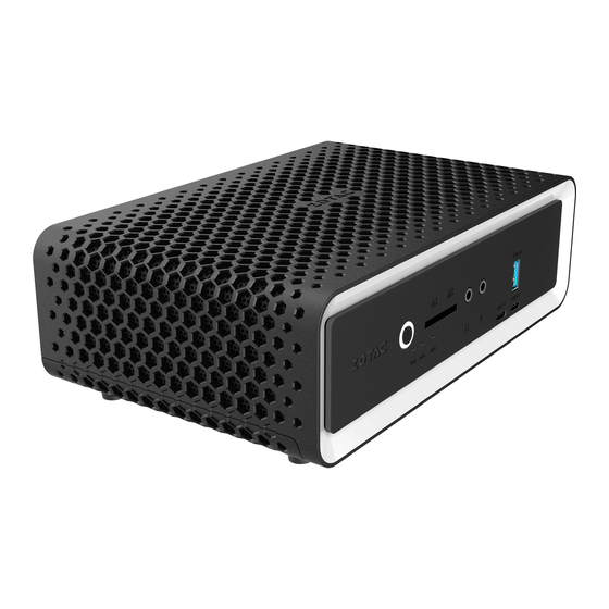 Zotac ZBOX CI620 nano Quick Start Manual