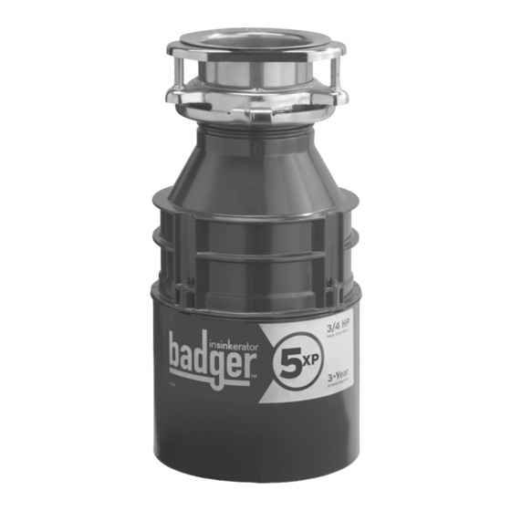 InSinkErator Badger 5XP Specifications