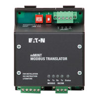 Eaton Cutler-Hammer Modbus mMINT Installation And Use Manual