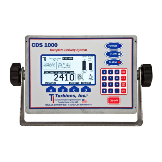 Turbines, Inc. CDS1000 Installation And Operation Manual