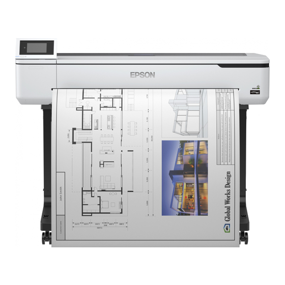 Epson SC-T5100 Series Setup Manual