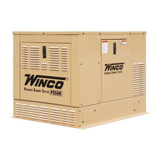Winco PSS20000 Installation And Operator's Manual