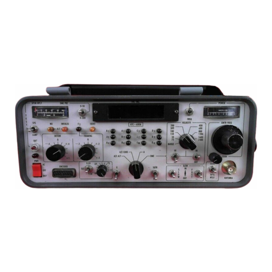 Aeroflex ATC-600A-2 Operation Manual