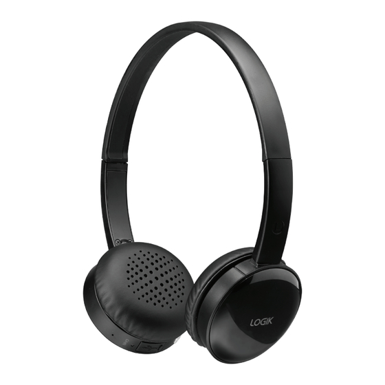User Manuals: Logik LONBT13 Wireless Headphones