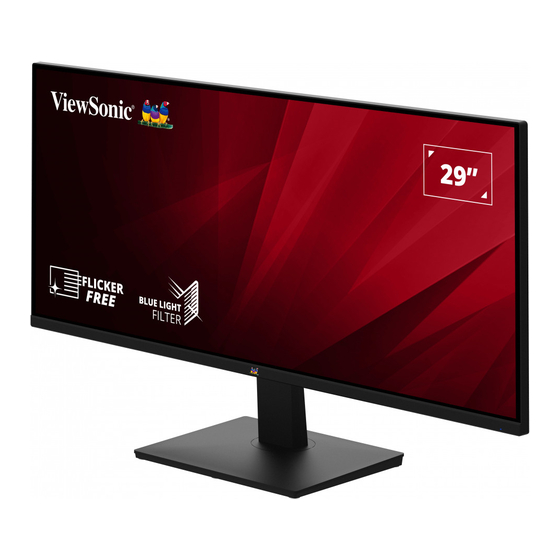 ViewSonic VA2932-mhd 29 Inch Monitor Manuals