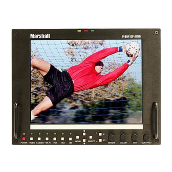 Marshall Electronics V-R841DP-AFHD Manuals