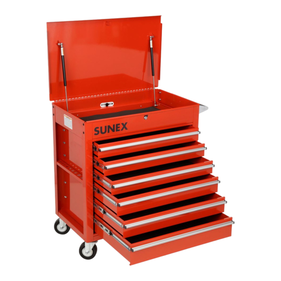 Sunex Tools 8057XTWH Assembly Instructions Manual