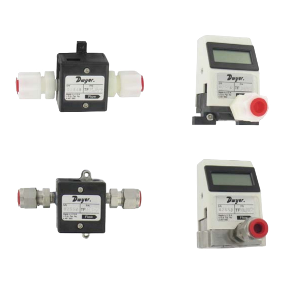 Dwyer Instruments TFP-LI Installation Manual Operating Instructions