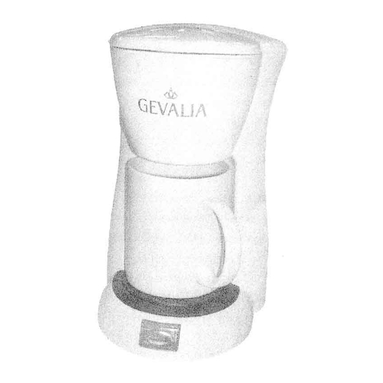 Gevalia C-73 Instruction Manual