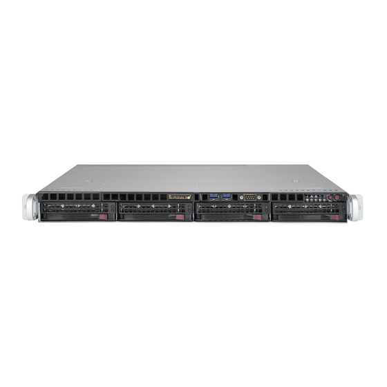 Supermicro SuperServer 5019S-M2 User Manual