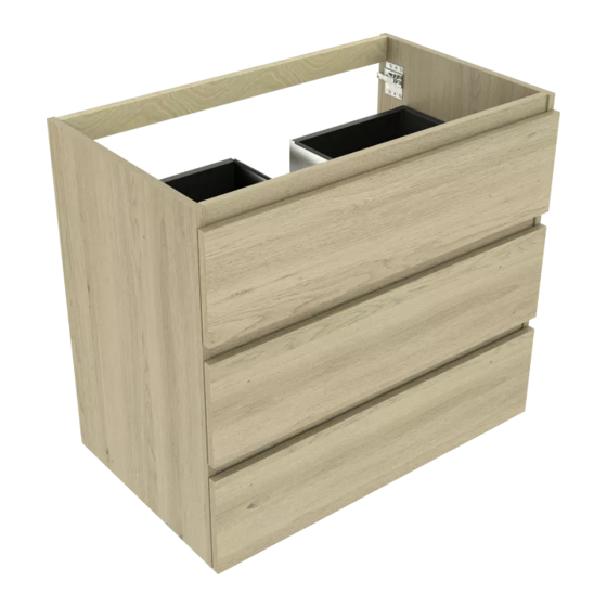Balmani Lucida basin cabinet Installation Manual