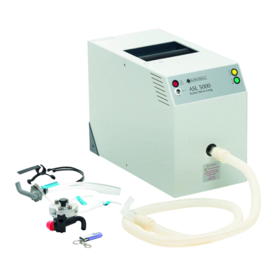 laerdal ASL 5000 Lung Solution for SimMan Quick Setup Manual