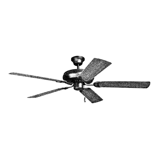 Craftmade Decorator's Choice DCF52 Installation Manual