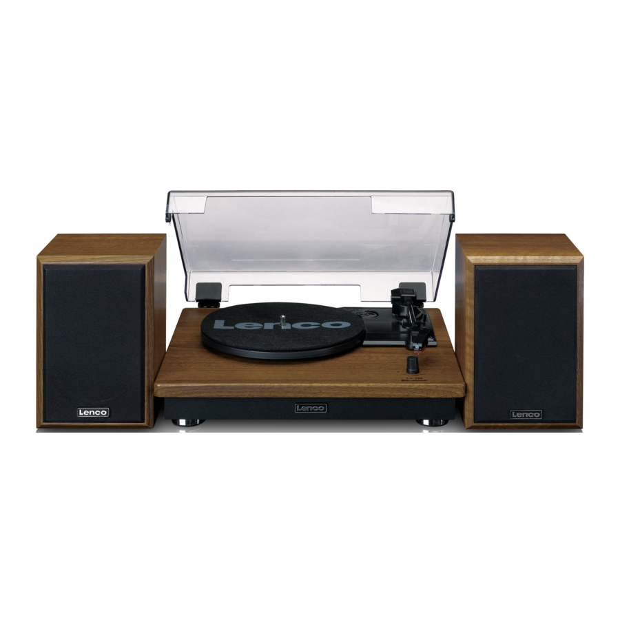 Lenco LS-100 - Record Player Manual
