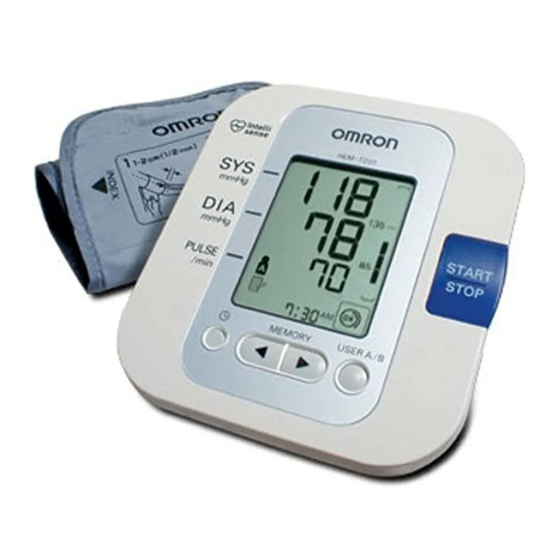 Omron HEM-7201 Instruction Manual