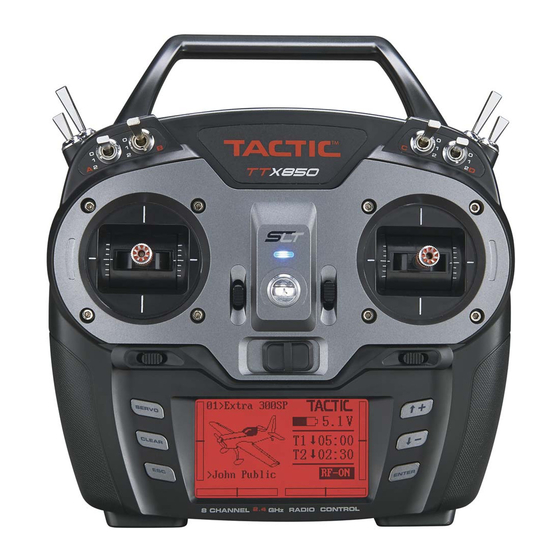 SLT Tactic TTX850 Instruction Manual