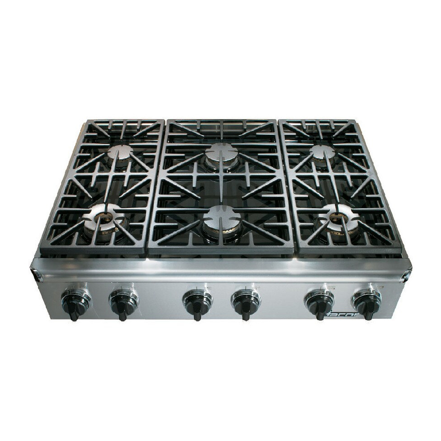 Dacor Epicure EG366 Installation Instructions Manual