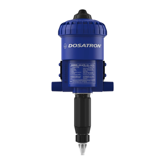 dosatron D25 Series Troubleshooting