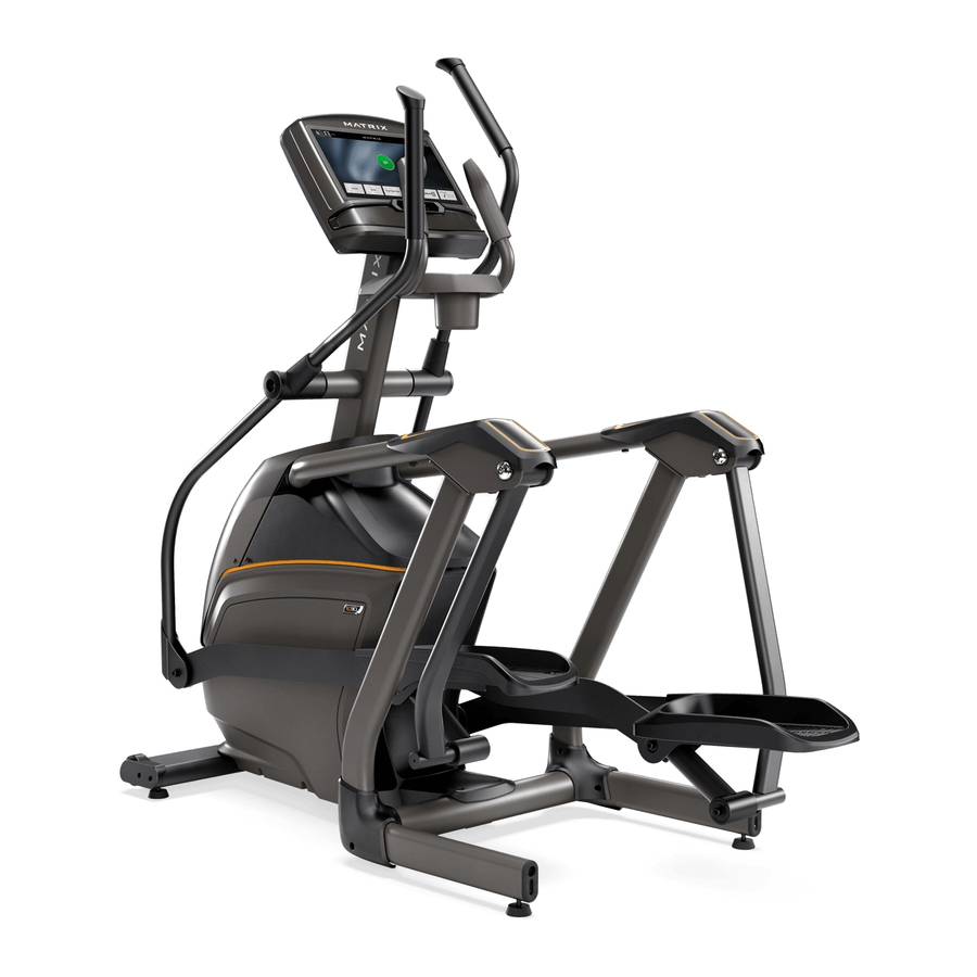 Matrix Lifestyle Elliptical Manual