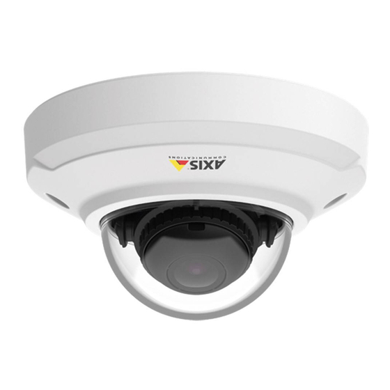 Axis M30 Series Installation Manual