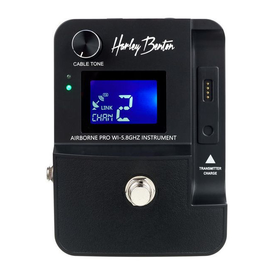 thomann Harley Benton AirBorne Pro Instrument User Manual