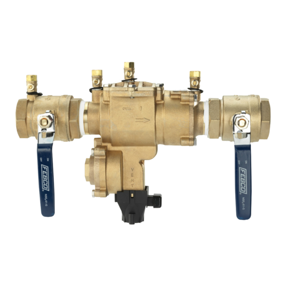 Watts FEBCO 860 Small Series Installation Maintenance Repair Manual