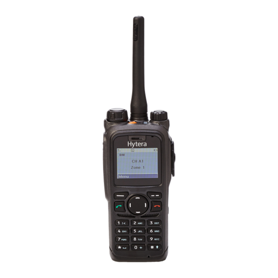 Hytera TETRA PT580H Portable Radio Manuals