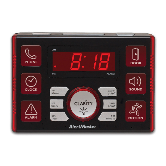Clarity AlertMaster AL10 User Manual