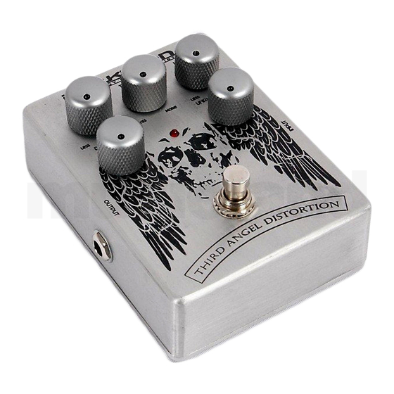 Rocktron Third Angel Distortion Instruction Manual