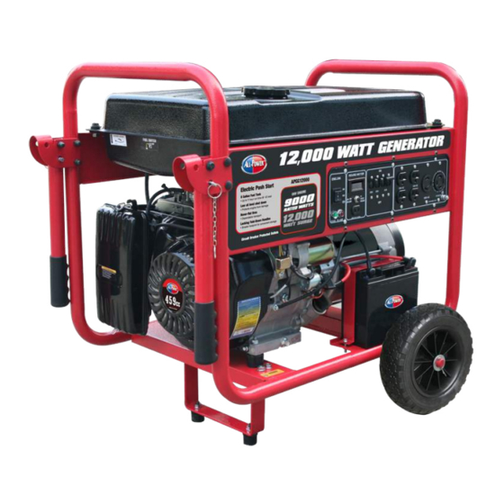 All-Power APGG12000 Owner's Manual