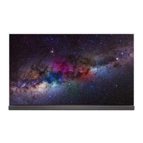 LG SIGNATURE OLED65G6P Easy Setup Manual
