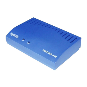 ZyXEL Communications P630M User Manual