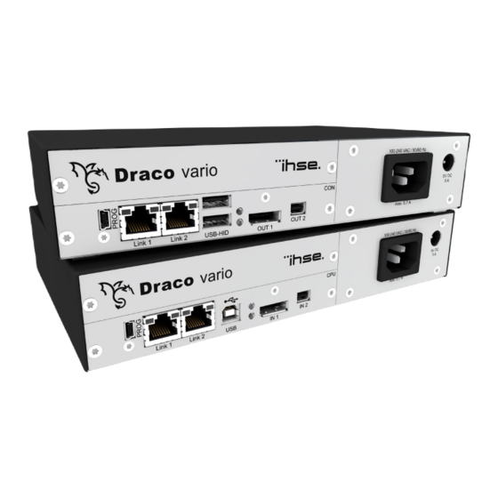 Ihse Draco vario DisplayPort 1.1 483 Series User Manual