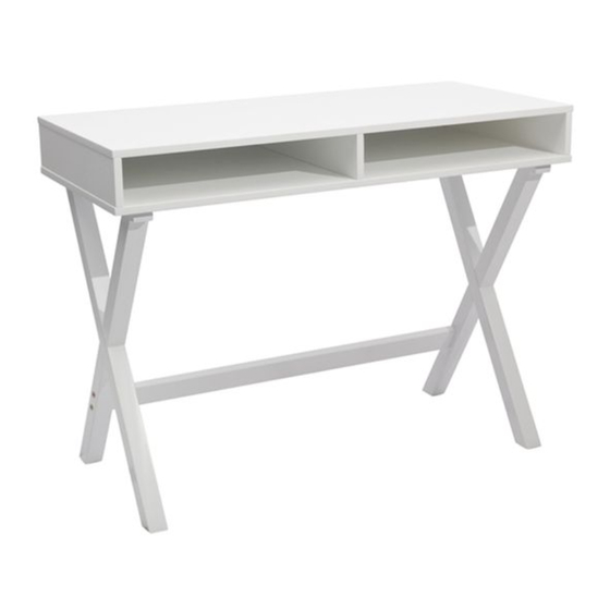 NATHAN JAMES Kalos Desk Assembly Instructions Manual