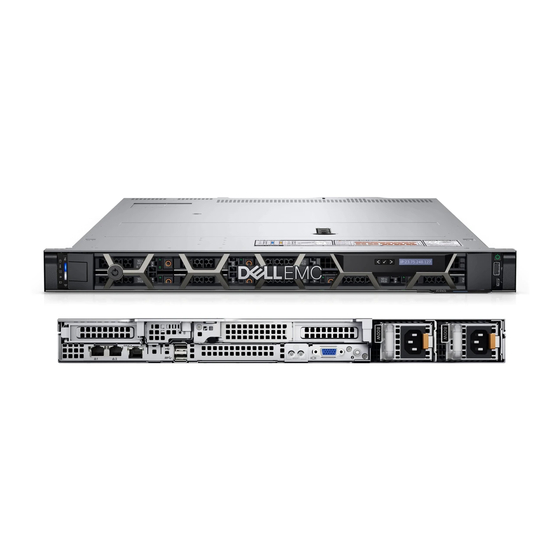 Dell EMC PowerEdge R450 Reference Manual