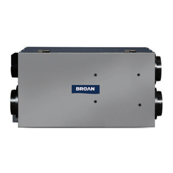 Broan ERV180S Installer Manual