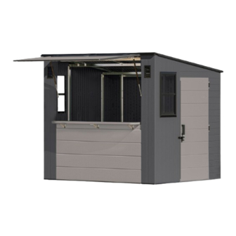 Suncast Cabana Entertainment Shed BMCB8700 Series Assembly Instructions Manual