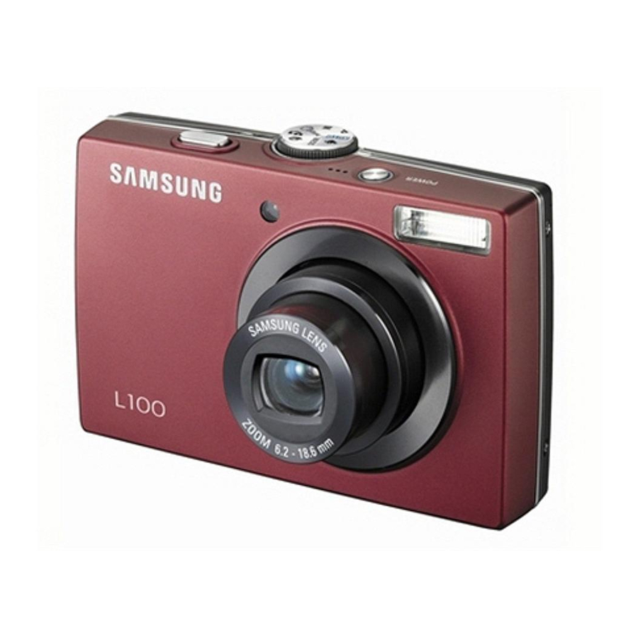 Samsung L100 - Digital Camera - Compact User Manual