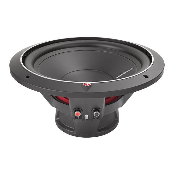 Rockford Fosgate P1-SVC Installation & Operation Manual