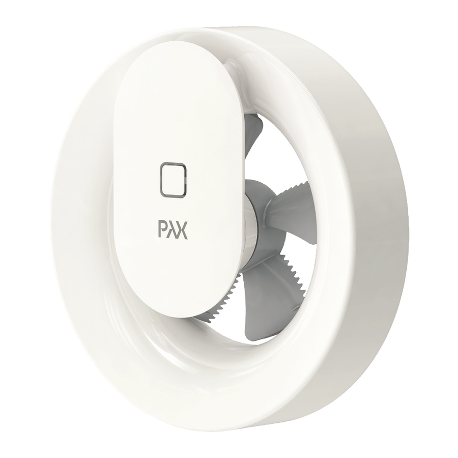 PAX Calima User And Installation Manual
