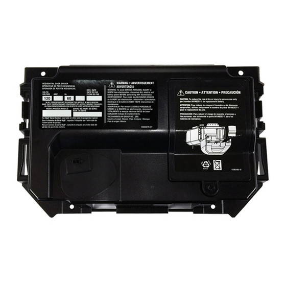 Chamberlain 041D9276 Replacement Instructions