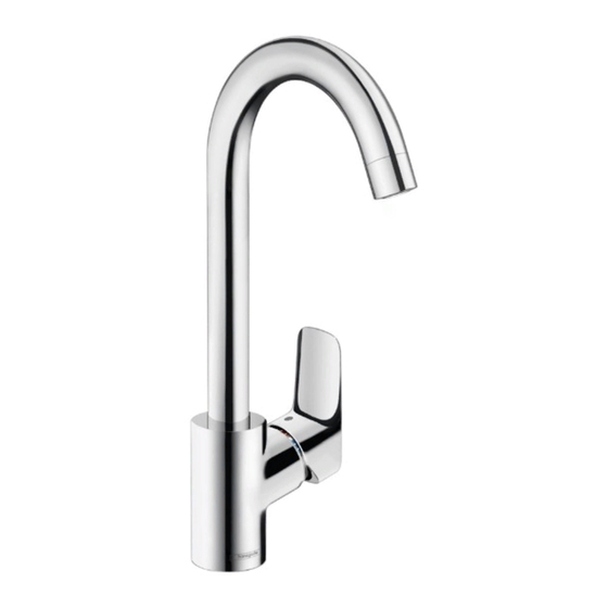 Hans Grohe Logis M31 260 1jet 71835000 Instructions For Use Manual