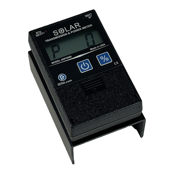 Solar SP2080 Manual