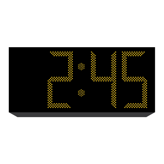 User Manuals: Daktronics TI-2041 Pitch Time Display