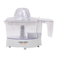 Black & Decker HandyJuicer HJ30 Use And Care Book