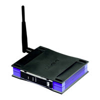 Linksys WET54G - Wireless-G EN Bridge Quick Installation Manual