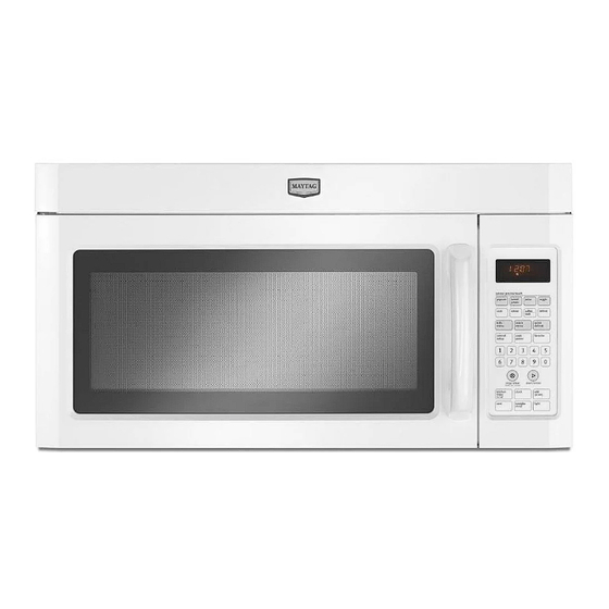 Maytag YMMV4203 Quick Reference Manual