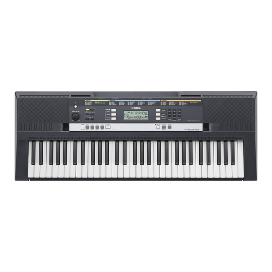 Yamaha PSR-E243 Owner's Manual